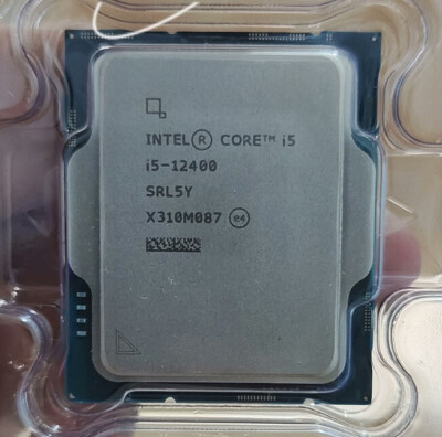 INTEL CORE i5-12400 CPU PROCESSOR 6 CORE 2.50GHz 18MB L3 CACHE