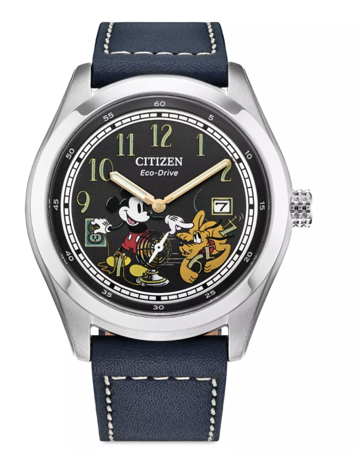 Disney Parks Mickey Mouse and Pluto Watch by Citizen New With Box