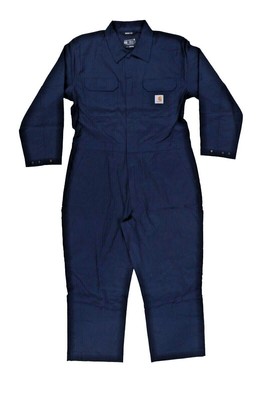Carhartt Men's Rugged Flex Canvas Coverall One Piece Jumpsuit