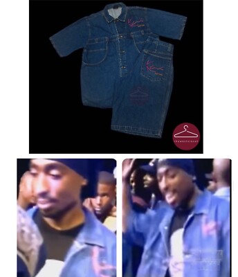 Karl Kani Vintage 90s Tupac Denim Set 90s Hip Hop Grail XL/34 | eBay