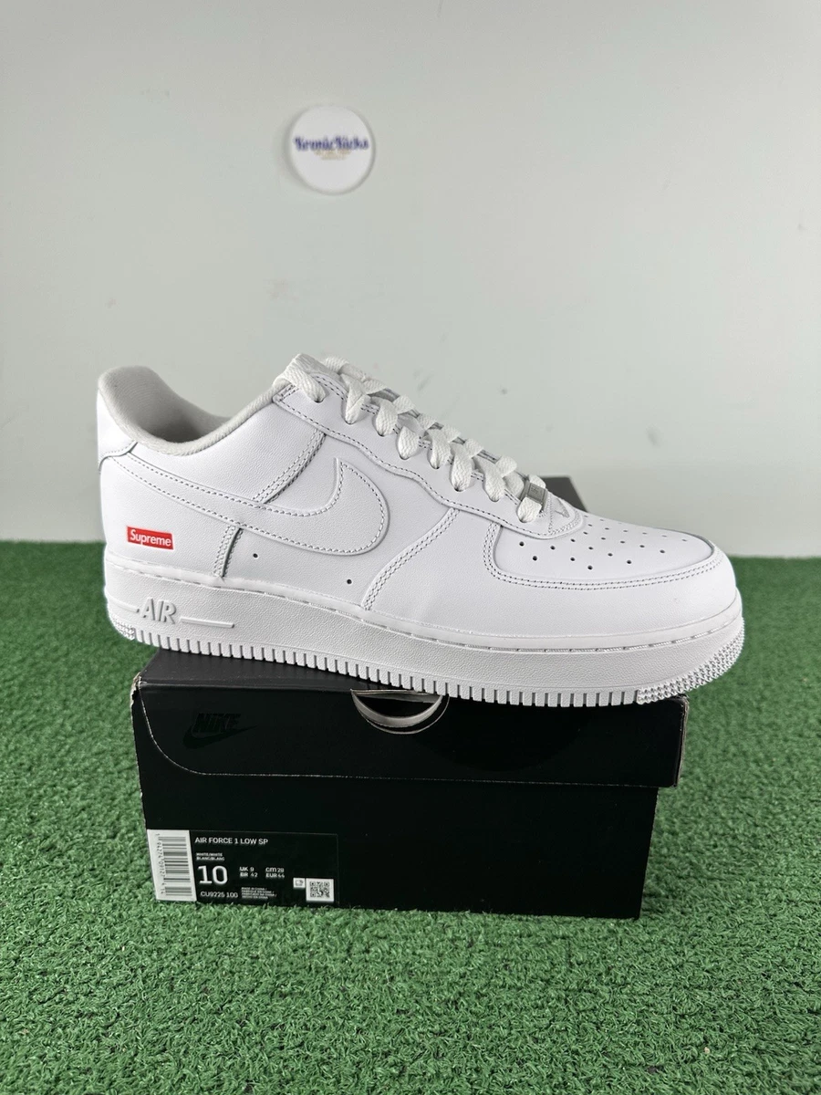 Nike Air Force 1 x Supreme Low Box Logo - White - огромный выбор
