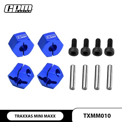 GPM 7075Alu Front&Rear Clamp Type Wheel Hub 12mm TRAXXAS Mini Maxx