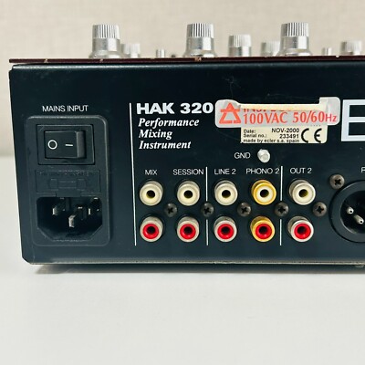 Ecler HAK 320 DJ Mixer Audio Spain | eBay