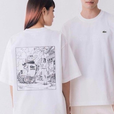LACOSTE x ONE PIECE Collaboration T-shirt Men US Size S NEW