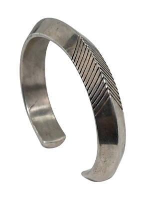 George Begay GB Signed Navajo Sterling Silver Sturdy Traditional