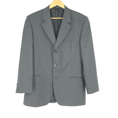 Versace Suit Jacket Size 52 IT 42 US Mens Gray Classic V2 Dress