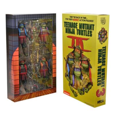 NECA TMNT Teenage Mutant Ninja Turtles 3 Samurai Ver. Figure Box