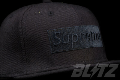 SUPREME TONAL BOX LOGO NEW ERA CAP NAVY FW14 HAT | eBay