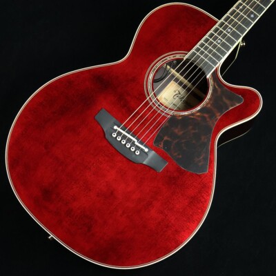 Takamine Electric Acoustic Guitar DMP50S Wine Red with Hard Case