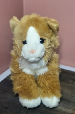 Toys R Us Animal Alley Orange Tabby Kitty Cat Plush 7