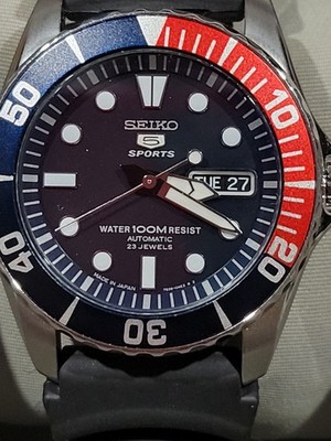 Seiko 5 Sports Men's Black Watch - 7S36-03C0 for sale online | eBay
