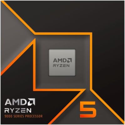 AMD Ryzen 5 9600X Processor (Zen 5) 6-Core 3.9GHz AM5 65W CPU 100