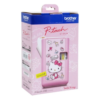 Sanrio Brother Label Writer Printer P-touch Hello Kitty PT-J100KTP