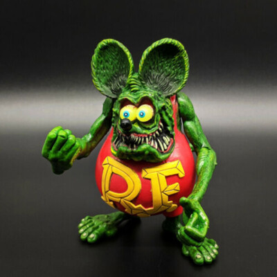 Green Rat Fink Ed! Big Daddy Roth RF Action Figure 4