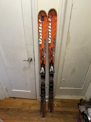 VOLKL AC3 UNLIMITED ALL MTN SKIS 163CM W/ BINDINGS | eBay