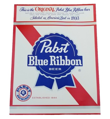 Lot 100 Original 1970's Pabst Blue Ribbon PBR Beer Sign Bar Poster