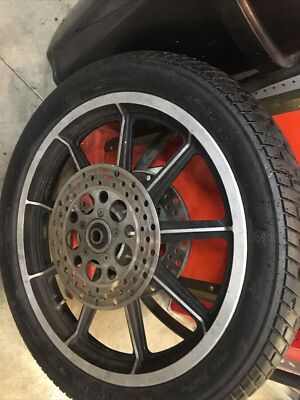 Harley Davidson Oem AMF 9-spoke Front Wheel #43499-78 | eBay