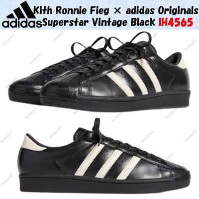 Kith Ronnie Fieg × adidas Originals Superstar Vintage Black IH4565