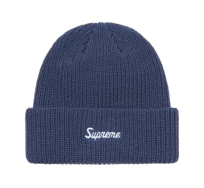 Supreme Loose Gauge Beanie Navy New In Packaging | eBay