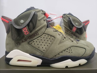 FRIENDS AND FAMILY Nike Air Jordan 6 Retro x Travis Scott Olive