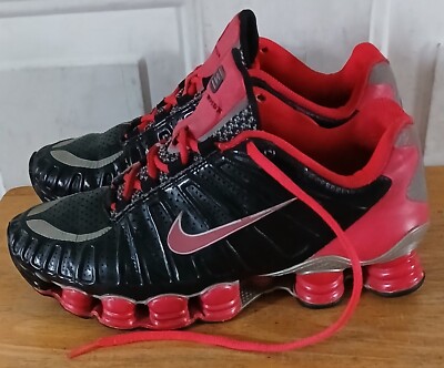 2011 Nike Shox TLX NS DK 488344-061 Black/Red Women's Shoes. Sz