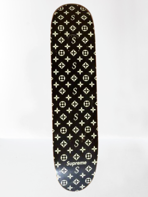 Supreme LOUIS VUITTON Monogram Skateboard Deck Made in 2000 Rare