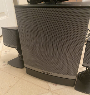 BOSE Companion 3 Series ll Multimedia Speaker System Set Deep Bass
