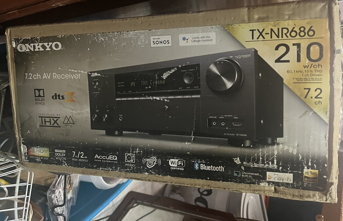 Onkyo TX-NR686 7.2-Channel Network A/V Receiver 889951001256| eBay