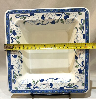 Tiffany Boutique Fine Tableware Square Plate Bowl 8.25
