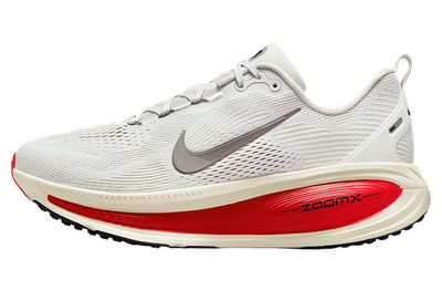 Nike Zoom Vomero 18 White Platinum Tint Pewter Siren Red HM6803