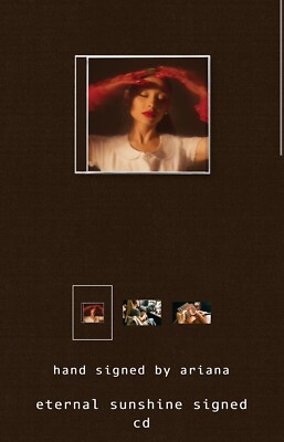 Ariana Grande - Eternal Sunshine Signed CD PRESALE | eBay