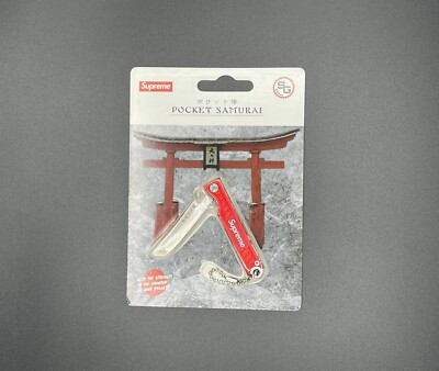 Supreme StatGear Pocket Samurai Knife Keychain Red SS18 | eBay