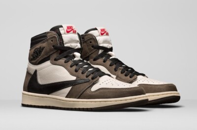 8.5- Brand New Travis Scott x Air Jordan Retro 1 High Mocha High