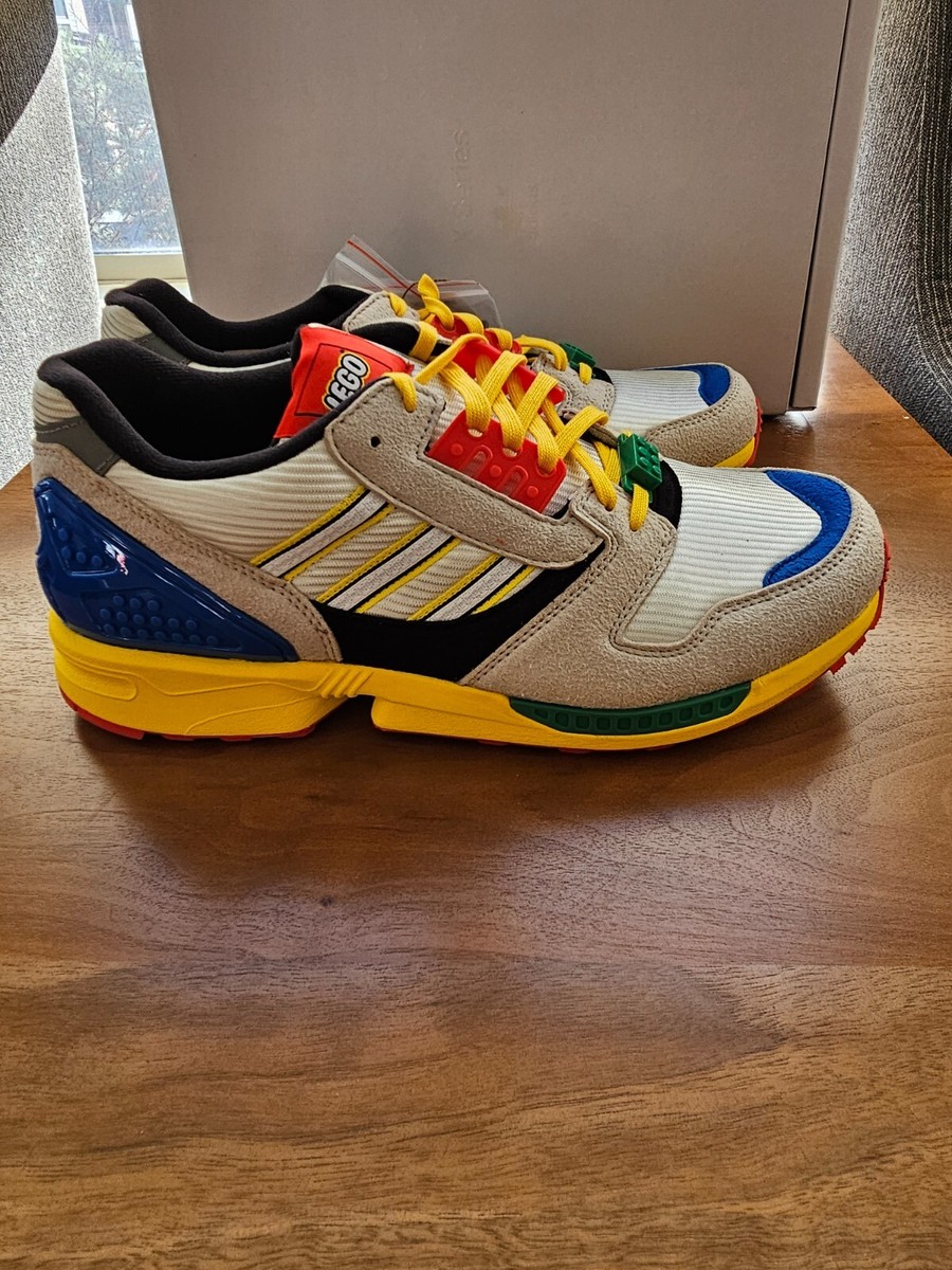 Brand New Adidas ZX 8000 LEGO Limited Edition Shoes Men's Size 10