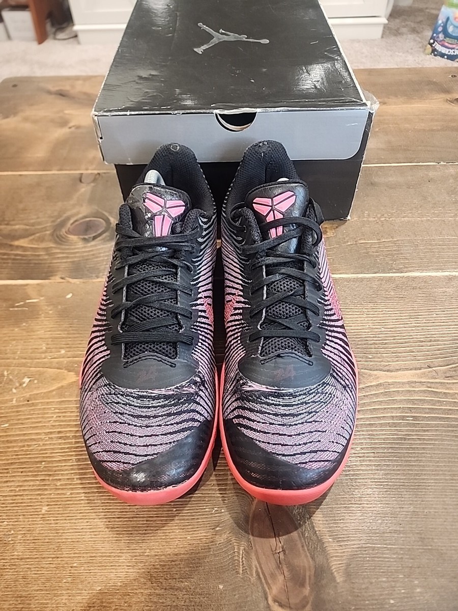 Nike Kobe Mentality 2 (2016) Black/Pink Size 8 Mens 818952-008 Pre