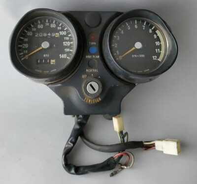 S1 S3 KH250 KH400 KH KAWASAKI TRIPLE GAUGES TACH SPEEDO METER 250