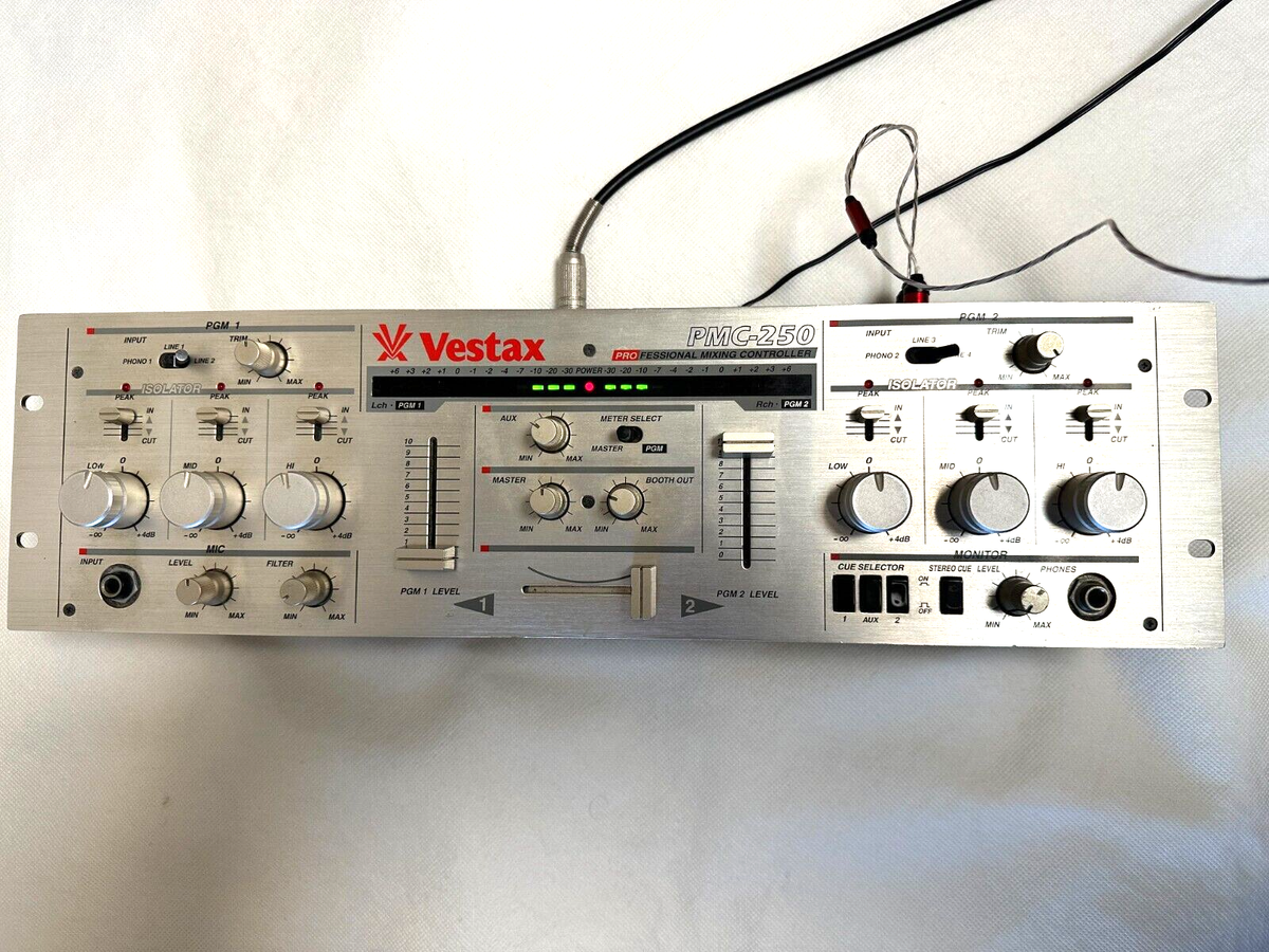 Vestax PMC-250 DJ Rotary Mixer Professional Mixing Controller | eBay