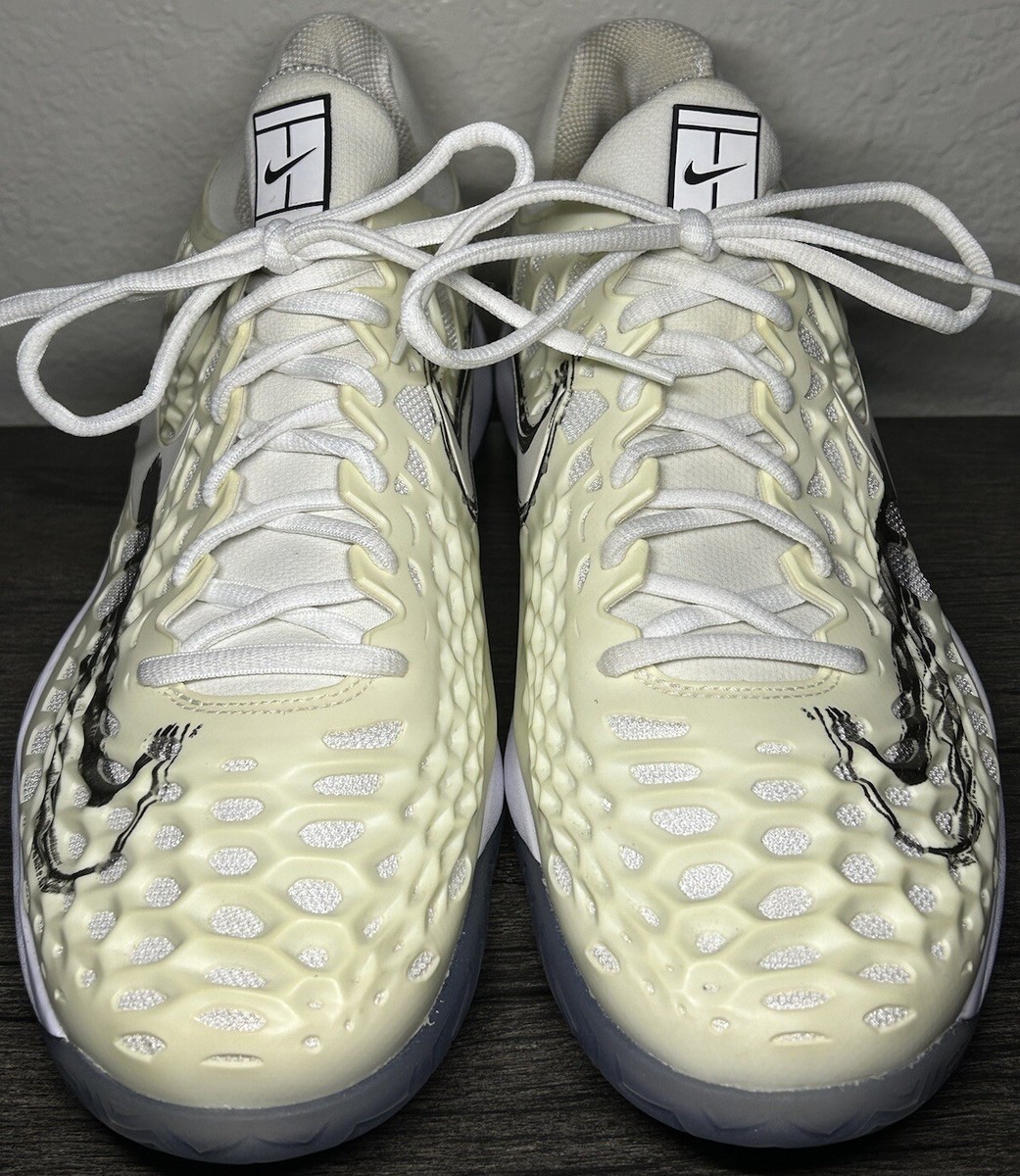 Nike Tennis Rafa Nadal Zoom Cage 3 918193-105 Metallic Summit Size