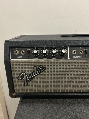1981 Fender Bassman 135 Blackface Tube Amp Head Vintage Rare Works