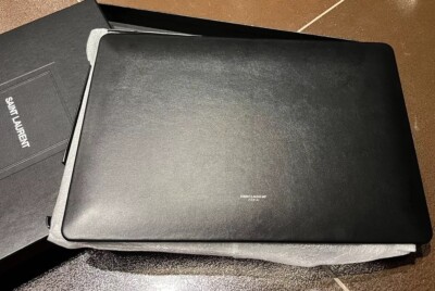 YSL MAC PRO 15” Black COVER Saint Laurent laptop Computer case New