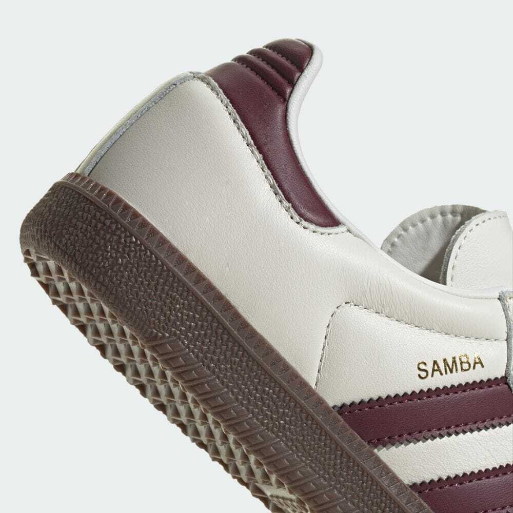 adidas Originals Samba OG Off-white/maroon/gum JR2659 Shoes