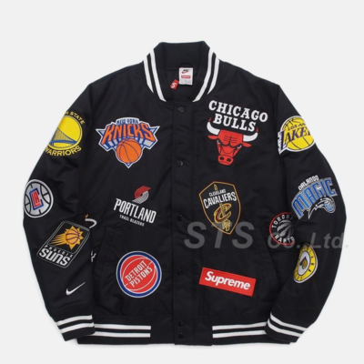 Supreme Nike® NBA Teams Warm-Up Jacket Black SS2018 Japan Size | eBay