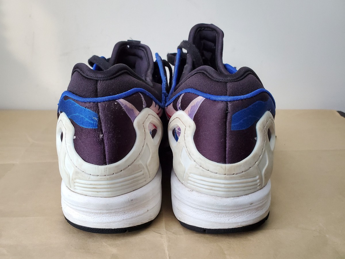 Adidas Originals ZX Flux TORSION Hawaiian Flowers Shoes Men's Size