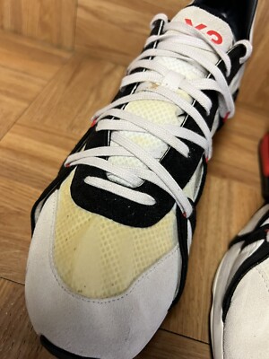 RARE🔥 Adidas x Y-3 SUKUI III YOHJI YAMAMOTO White Black Red Shoes