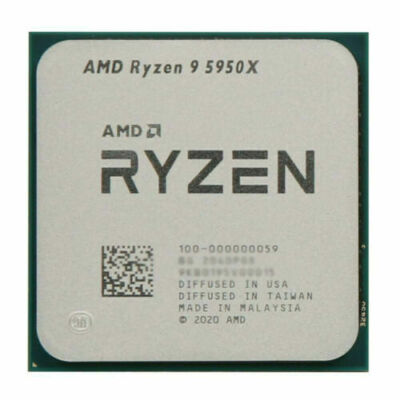AMD Ryzen 9 5950X 4.9GHz 16 Core 32 Thread 105W AM4 Up to 3200MHz