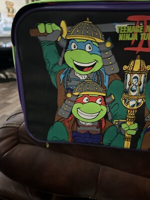 Vtg 1993 Teenage Mutant Ninja Turtles III Suitcase Luggage Bag 17