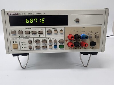 ADVANTEST R6871E 7.5桁 DCデジタルマルチメーター Advantest R6871E