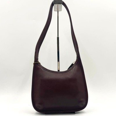 Vintage Coach Ergo Leather Shoulder Bag Hobo Purse 9033 Black for