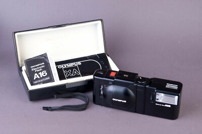 Olympus XA with flash A16 35mm Rangefinder Film Camera | eBay