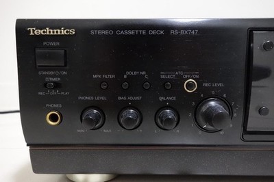 Technics RS-BX747 3-Head Cassette Deck ATC Vintage Audio Japan